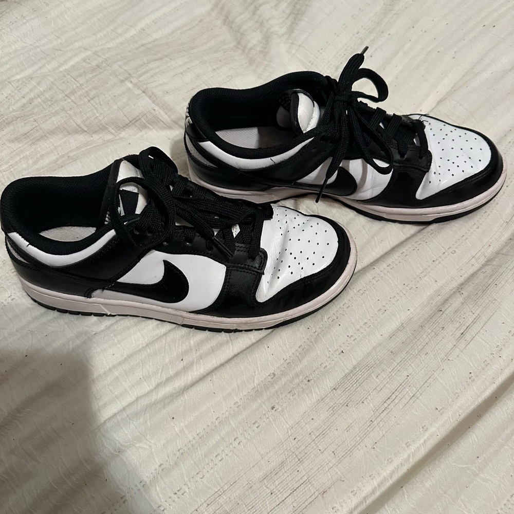 Nike Black and White Dunk Sneakers Timeless Design